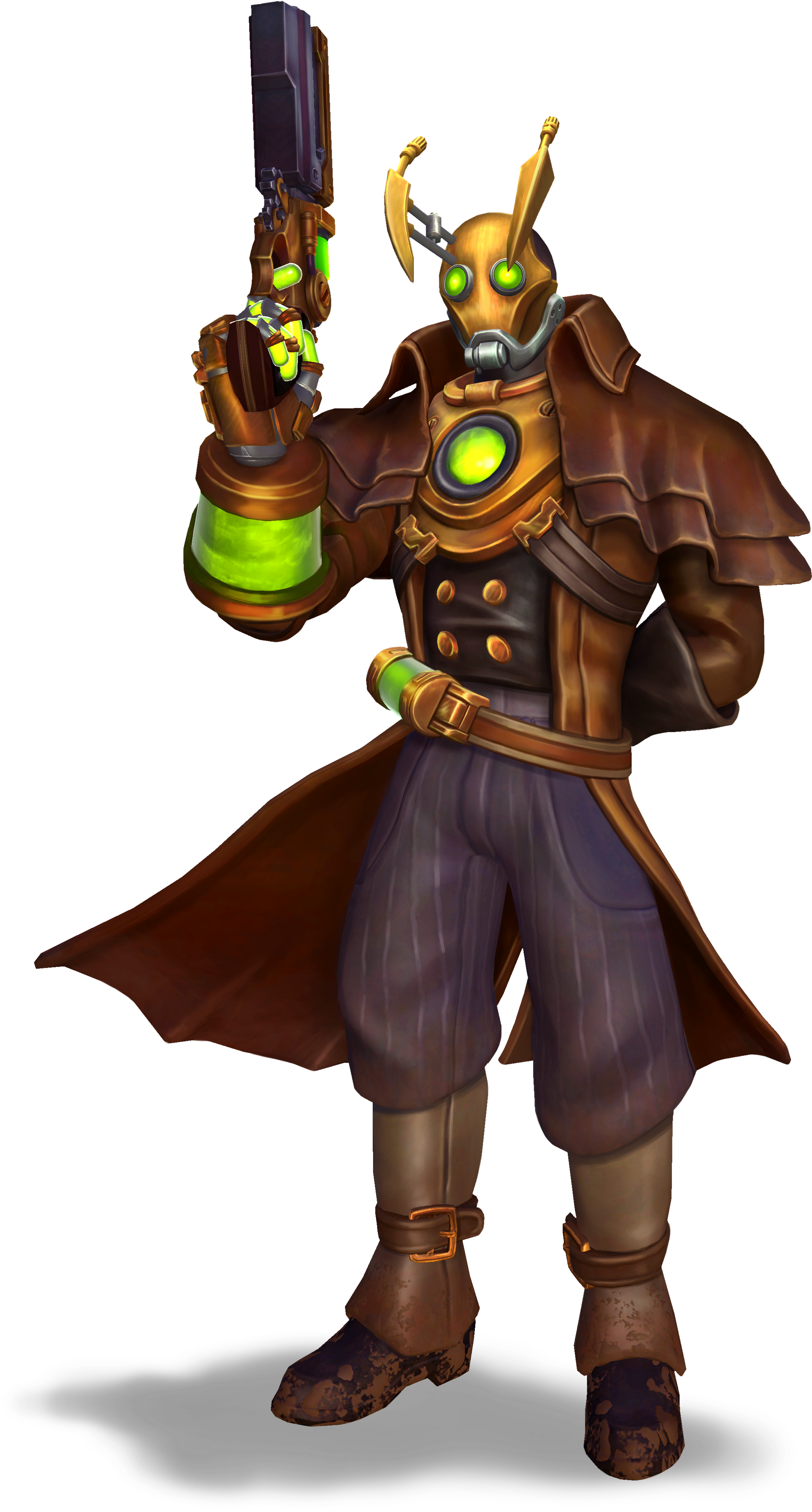 Image Id - - Paladins Androxus Steampunk Skin Clipart (2680x4320), Png Download
