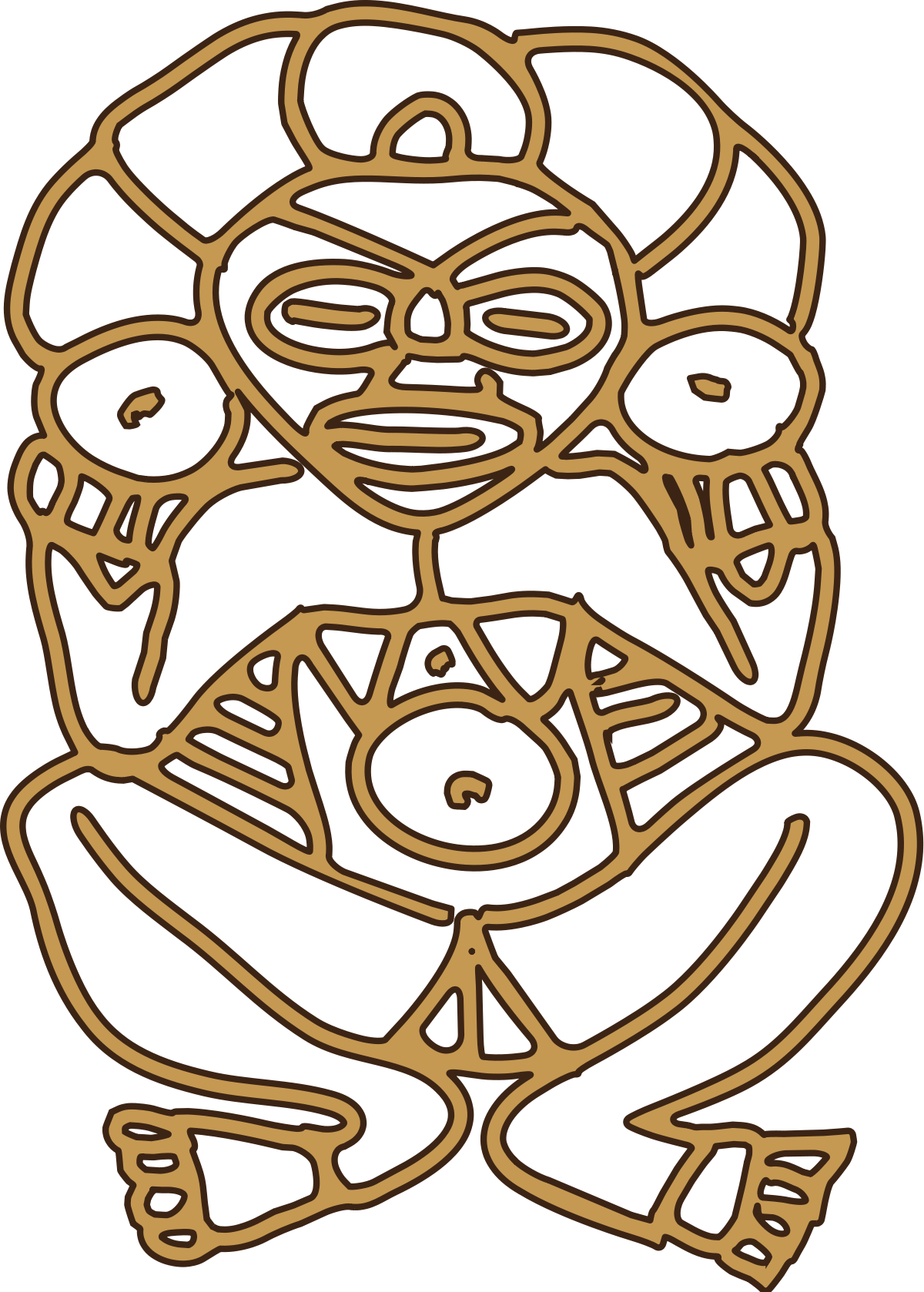 View large size Sol Taino Png - Simbolo Taino Clipart. 