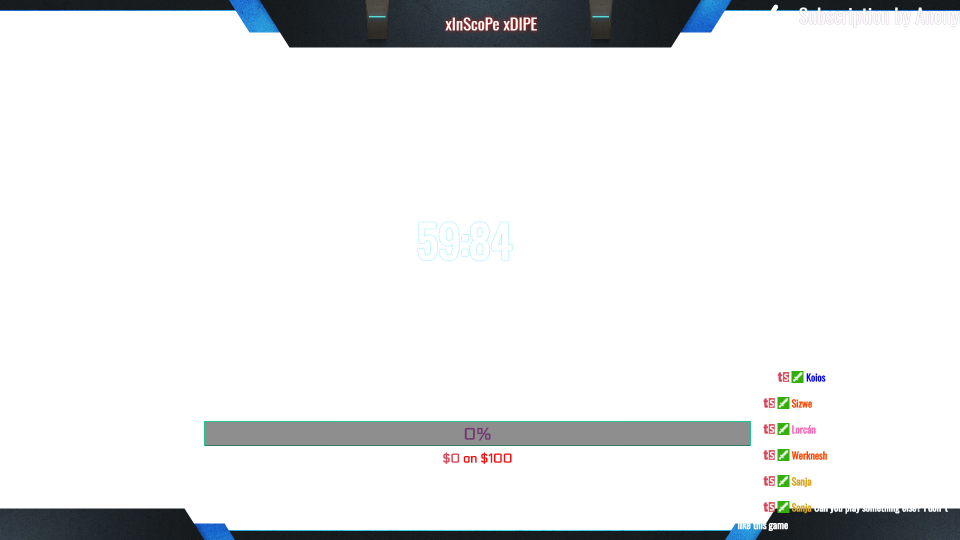 Tipeeestream Scene - Xinscope - Layout Para Livestream Download Clipart (960x540), Png Download