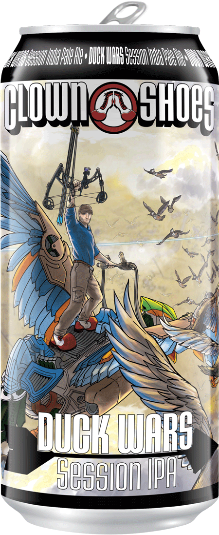 Duck Wars - Clown Shoes Beer Clipart (449x1109), Png Download