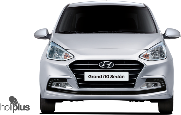 Hyundai Grand I 10 Front Exterior View - Hyundai Grand I10 2018 Precio Mexico Clipart (800x450), Png Download