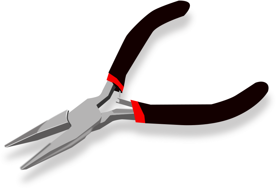 Tongs Png - Clip Art Pliers Transparent Png (900x639), Png Download