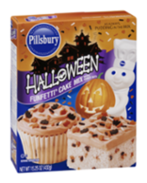 Pillsbury Halloween Cake Mix - Funfetti Halloween Clipart (600x600), Png Download