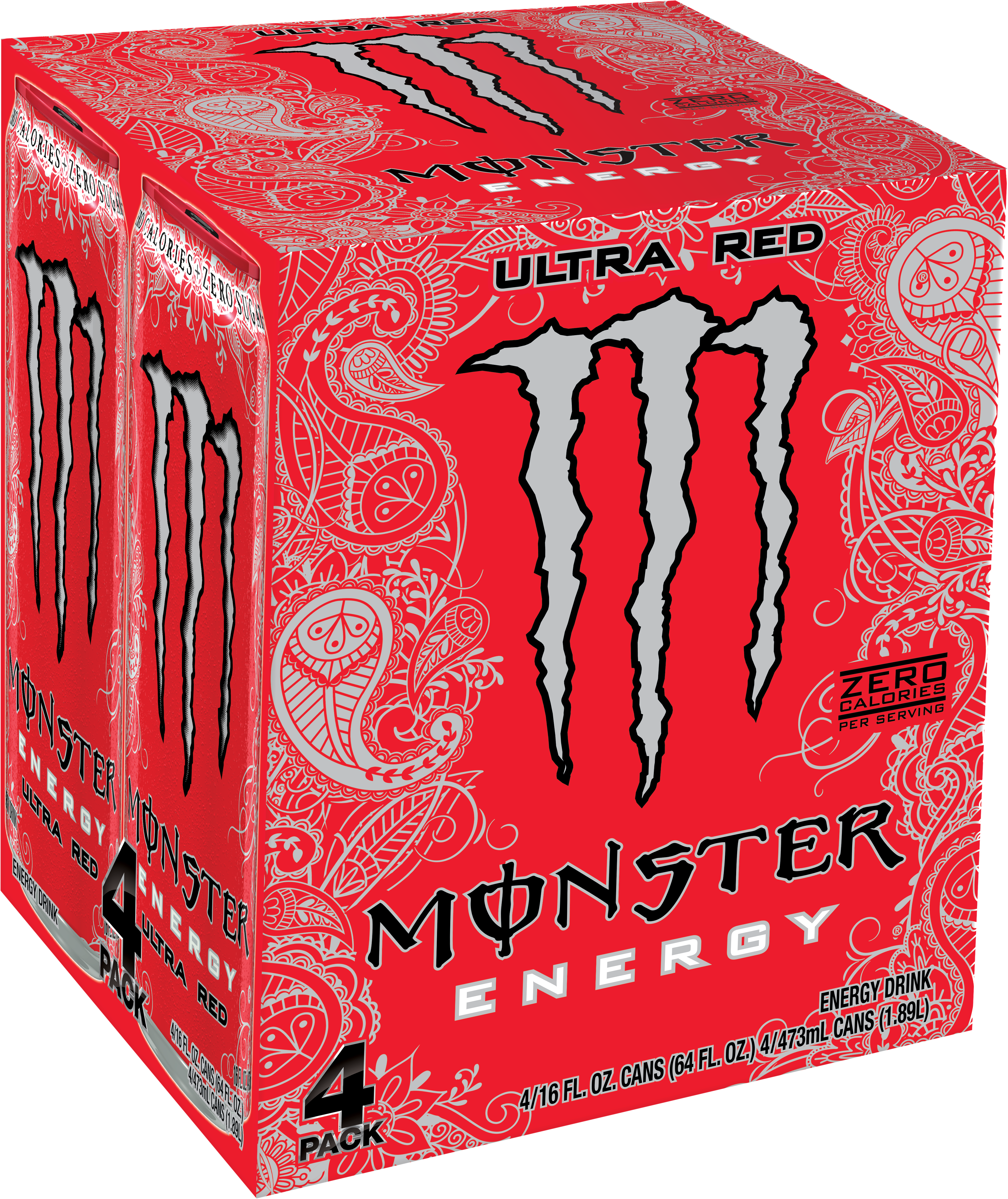 Monster Energy Drink Clipart (4107x4885), Png Download