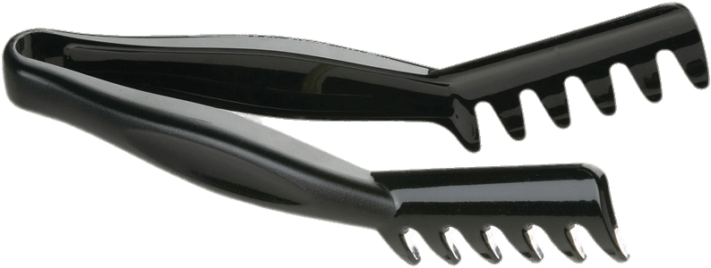 Black Plastic Tongs - Tongs Clipart (800x800), Png Download