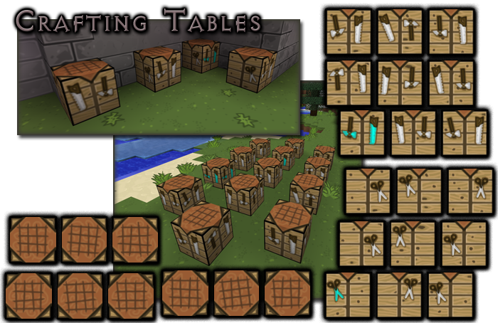 Craftingtable - Minecraft Crafting Table Texture Pack Clipart (700x454), Png Download