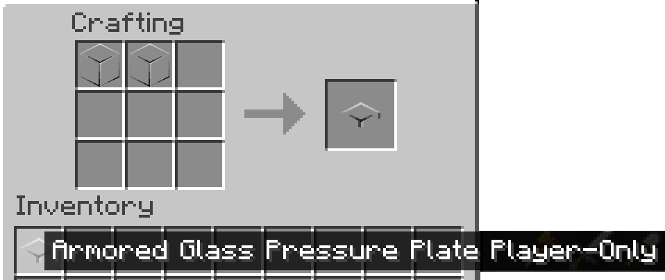 Armored Glass Pressure Plate - Make Red Wool In Minecraft Clipart (958x404), Png Download