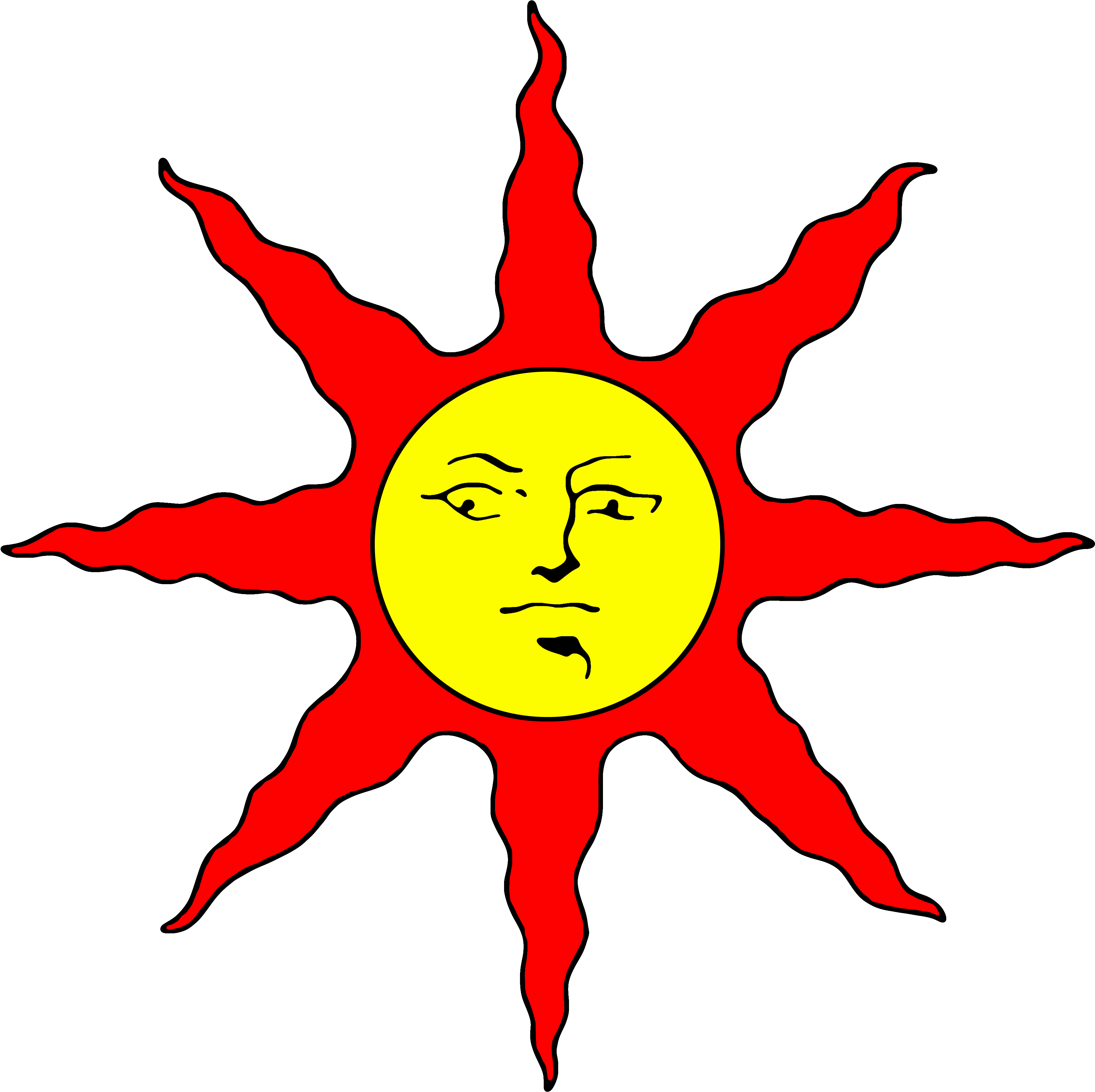 Here Is A Logo, - Dark Souls Solaire Sun Clipart (4000x4000), Png Download
