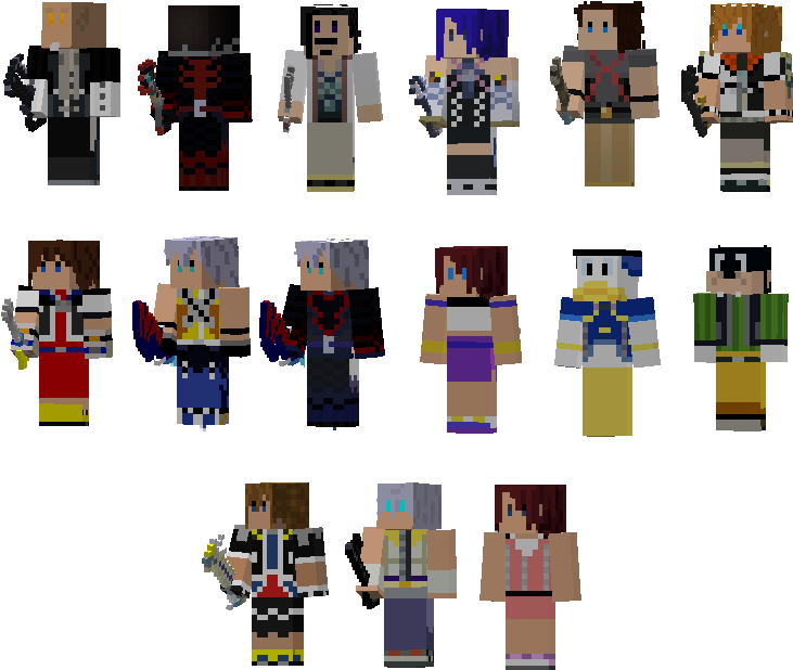 Minecraft Kingdom Skins Clipart (731x618), Png Download