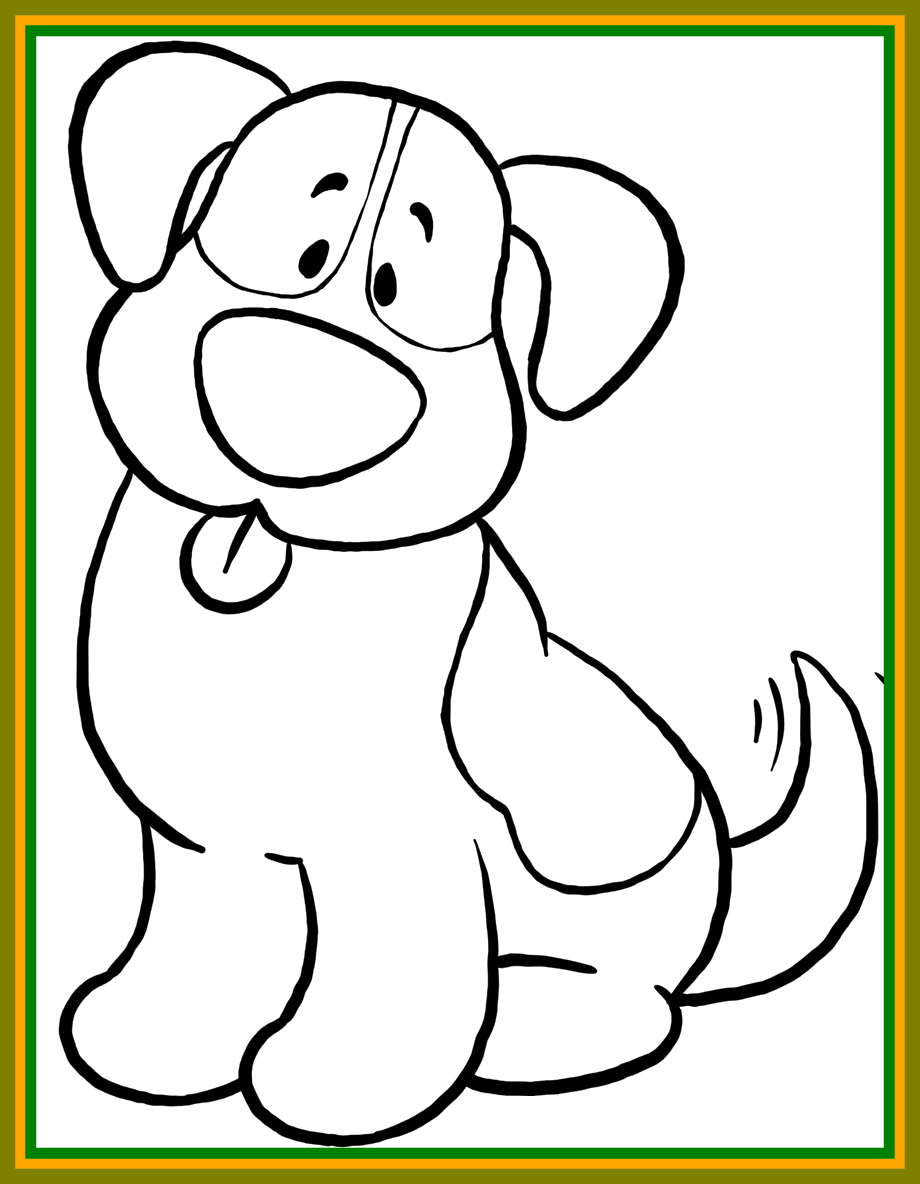 Hotdog Clipart Weiner - Colouring Pics Of Dogs - Png Download (920x1184), Png Download