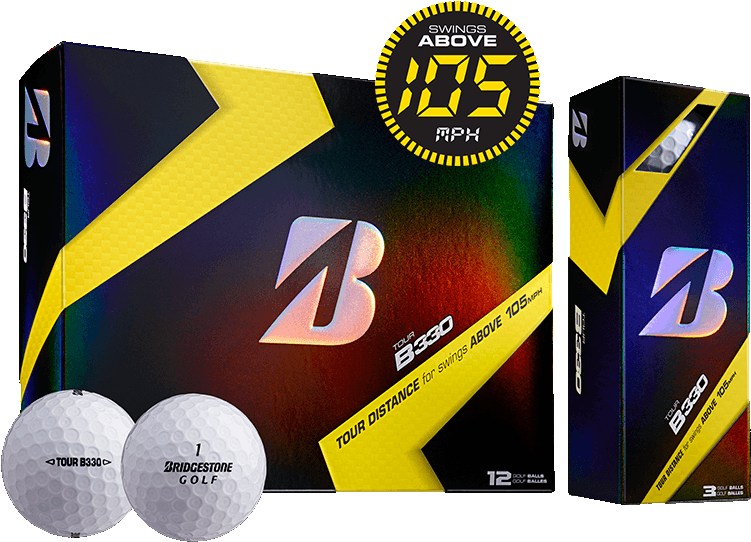 Bridgestone Tour B330 Golf Balls - Bridgestone B330s Clipart (750x563), Png Download
