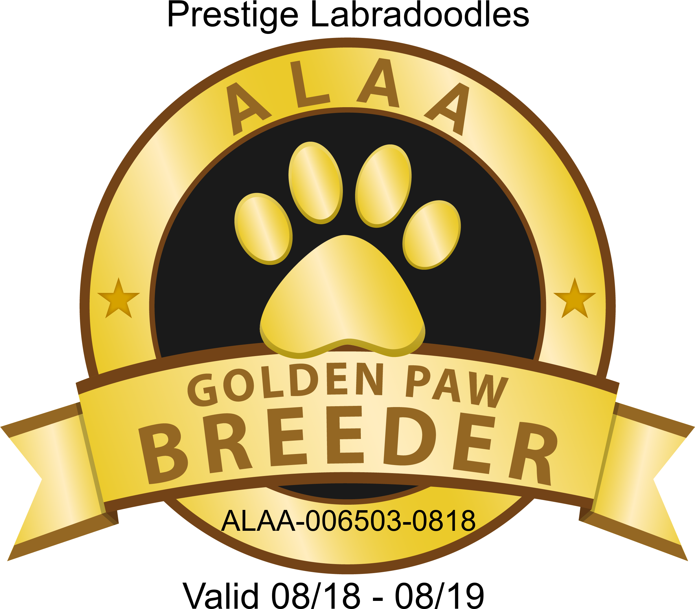 ← Prestige Alaa Golden Paw Logo - Gold Paw Clipart (2497x2184), Png Download