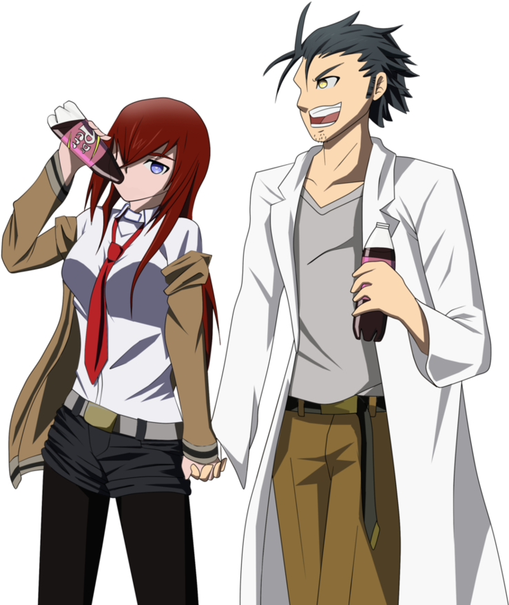 Steins Gate Png - Cartoon Clipart (837x955), Png Download