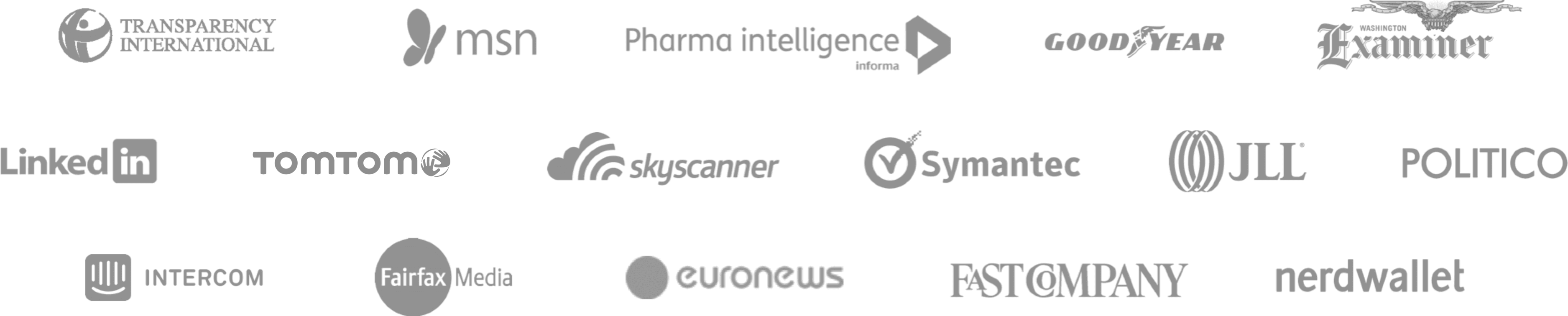 Client Logos - Circle Clipart (3750x756), Png Download