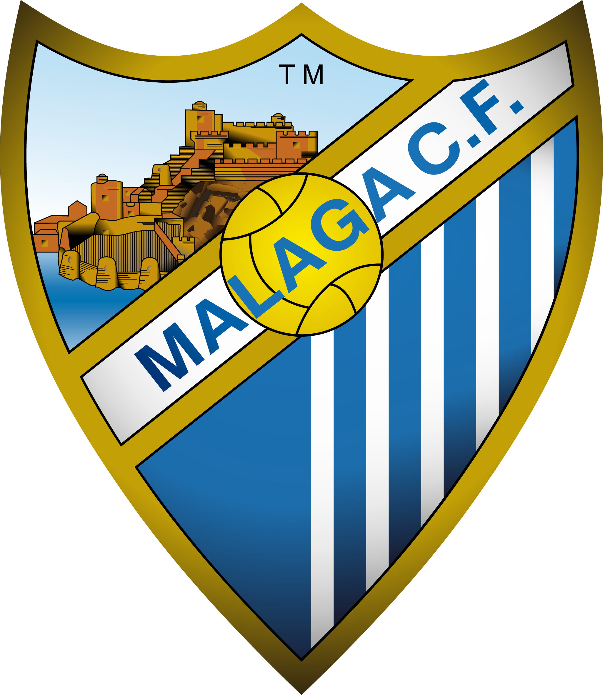 Malaga Escudo Clipart (2050x2362), Png Download