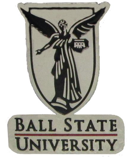 Beneficence Logo Lapel Pin - Ball State University Seal Clipart (590x590), Png Download