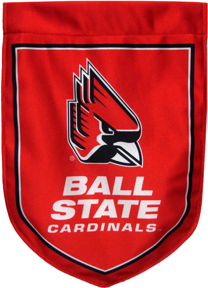 Garden Cardinal Flag - Ball State Cardinals Clipart (590x590), Png Download