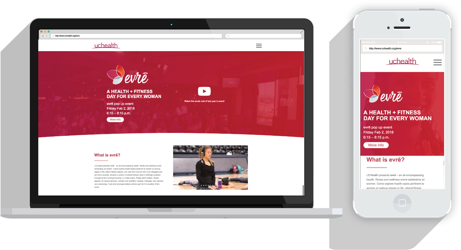 Uchealth Evrè Women's Health - Website Clipart (1650x1275), Png Download