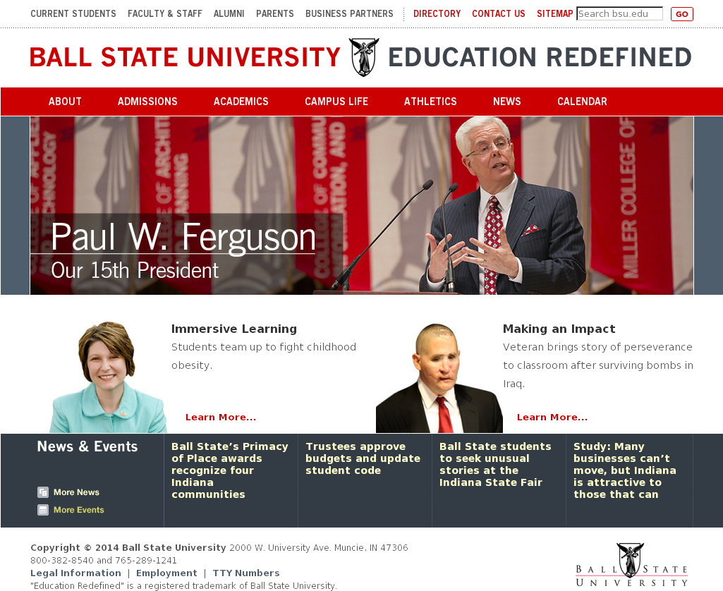 Ball State University Competitors, Revenue And Employees Ball State
