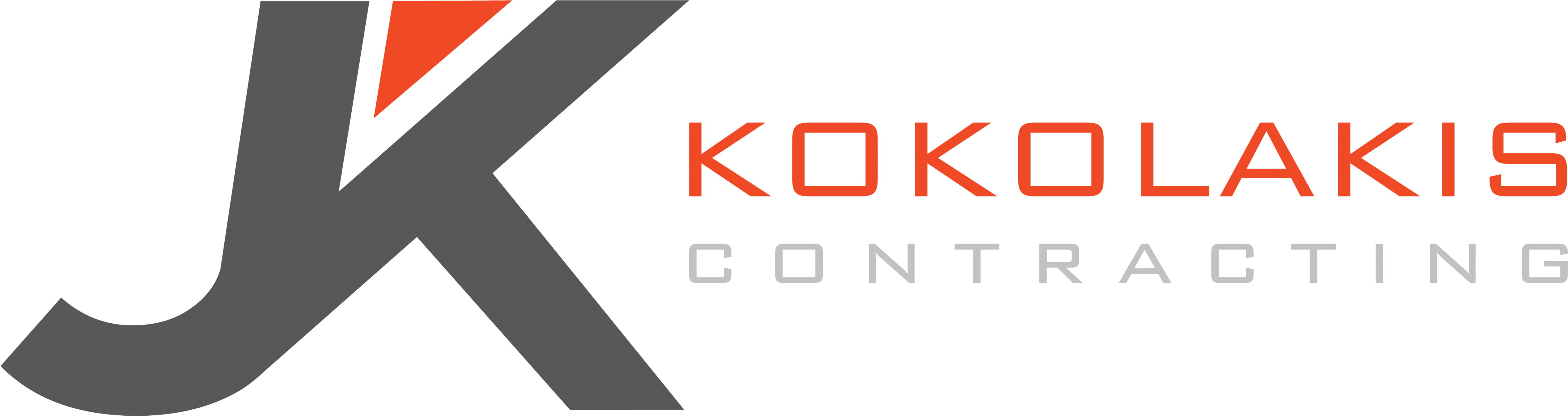 Kokolakis Contracting - Orange Clipart (4688x1346), Png Download