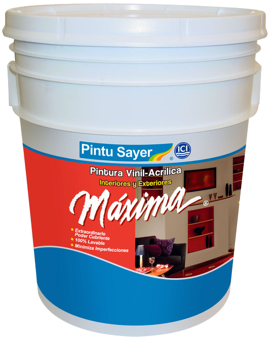 Máxima 19 Litros - Cubetas De Pintura Sayer Clipart (591x692), Png Download