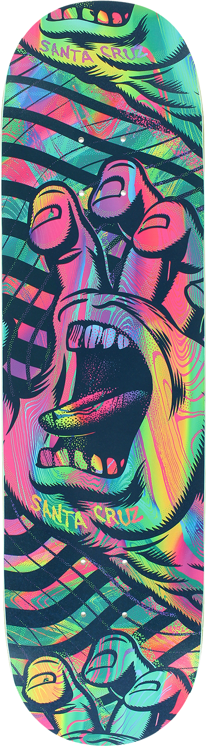 Santa Cruz Skateboards - Santa Cruz Everslick Acid Clipart (476x1500), Png Download