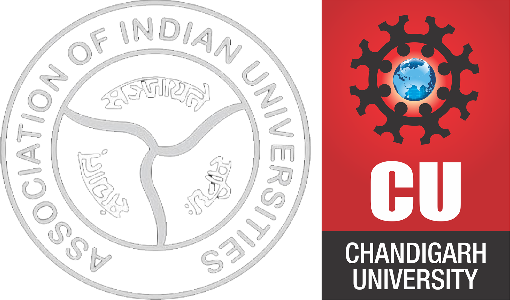 Chandigarh University In Association With Association - Logo Of Chandigarh University Gharuan Clipart (1765x1038), Png Download