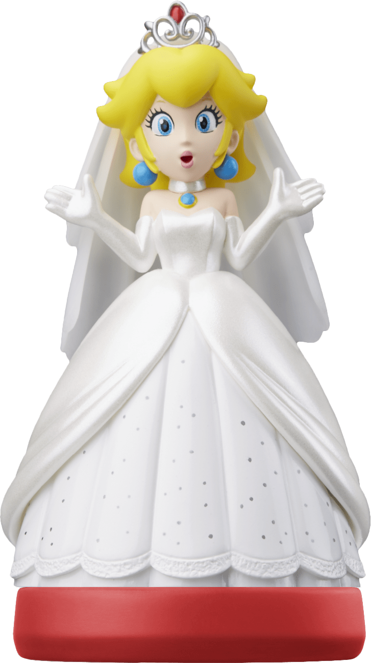 Amiibo Super Mario Odyssey - Mario Odyssey Peach Amiibo Clipart (727x1300), Png Download