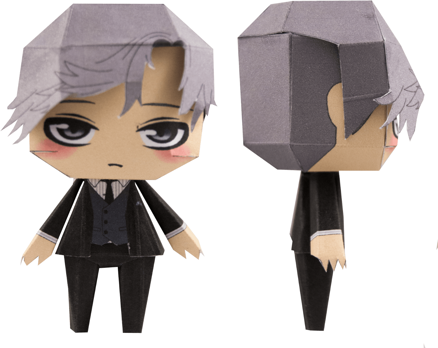 Jumin Han Chibi Doll - Mystic Messenger Papercraft Chibi Clipart (1520x1520), Png Download