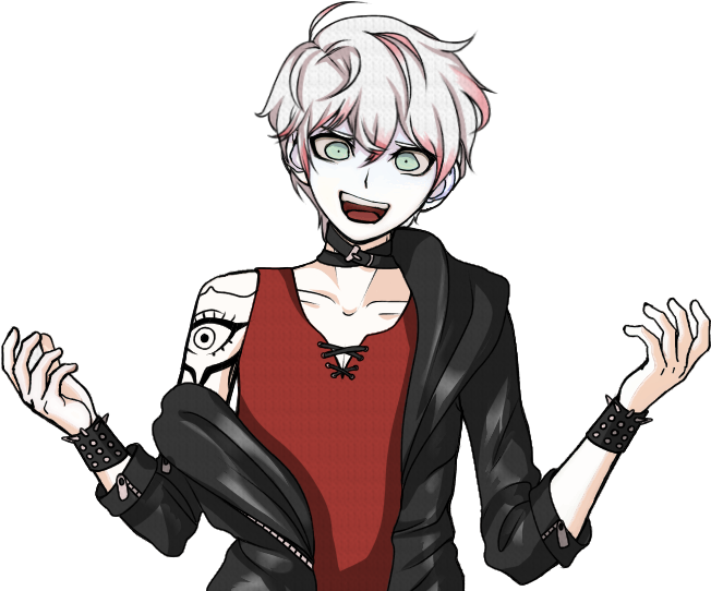Sprite Edithajime Hinata As Unknown From Mystic - Mystic Messenger Danganronpa Clipart (651x560), Png Download