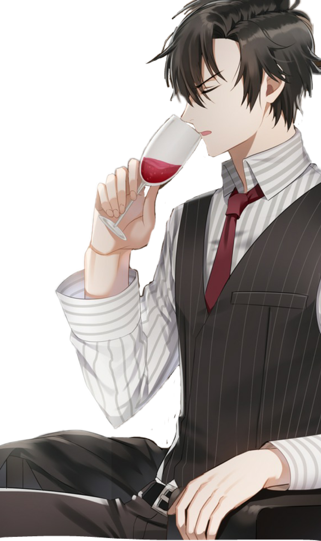 Daddy Lemme Join - Mystic Messenger Jumin Han Fanfic Clipart (1024x1726), Png Download