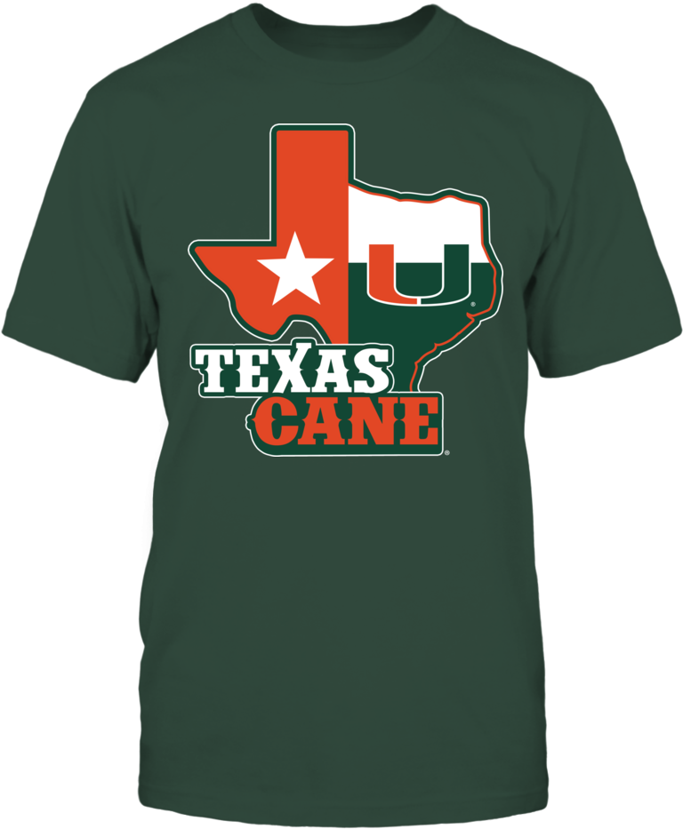 Miami Hurricanes - Made In Texas Clipart (1000x1000), Png Download
