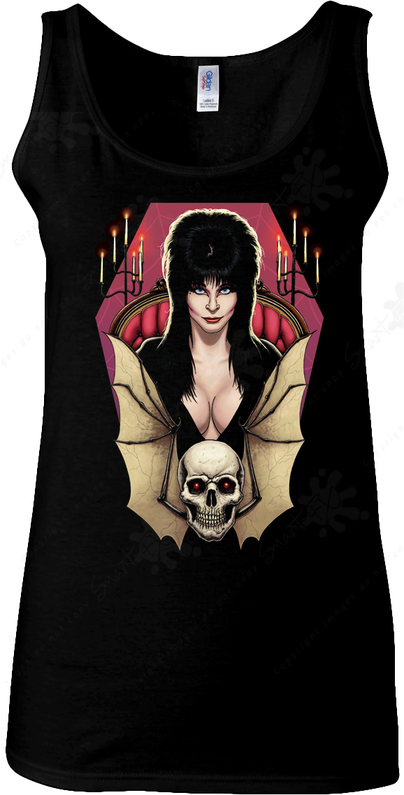 Elvira T Shirt Clipart (1200x1200), Png Download