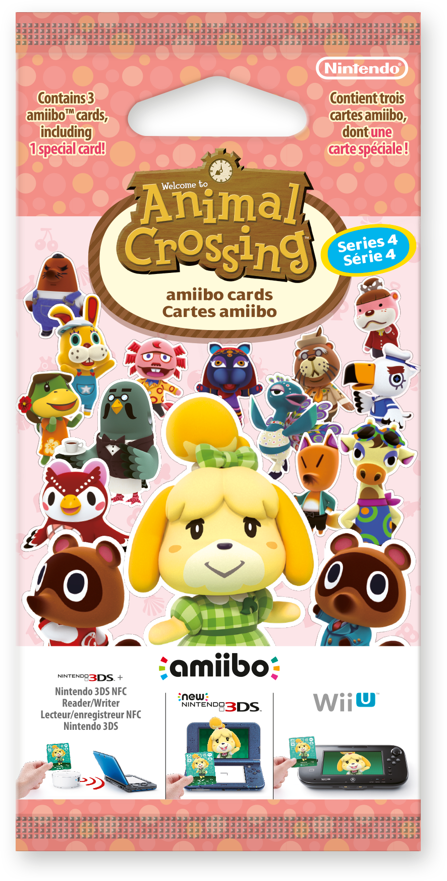 Animal Crossing Amiibo Cards Series Four - Series 4 Animal Crossing Amiibo Card Clipart (1805x2502), Png Download