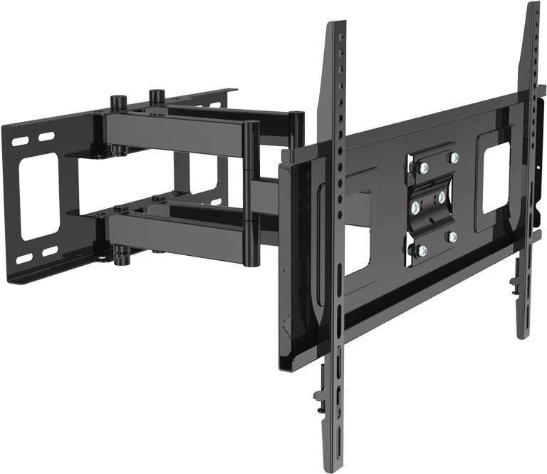 Full-motion Tv Wall Mount - Flat Panel Display Clipart (1100x1100), Png Download