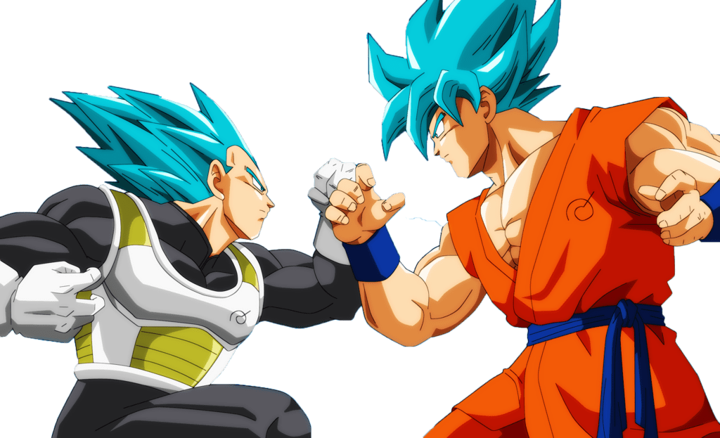 Ssgss Goku And Vegeta Wallpaper Wallpapersafari - Dragon Ball God Mode Clipart (1024x623), Png Download