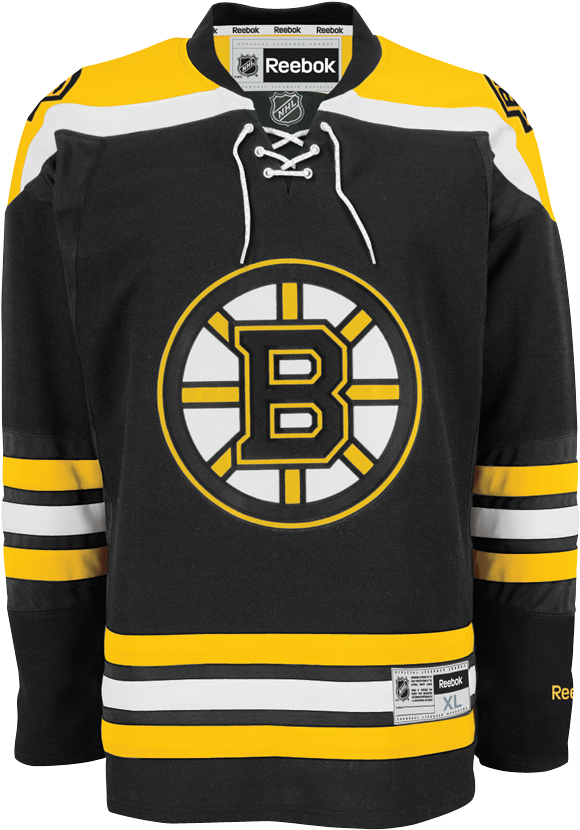 Reebok Boston Bruins Home Adult's Jersey Blank - Boston Bruins Jersey Clipart (850x850), Png Download