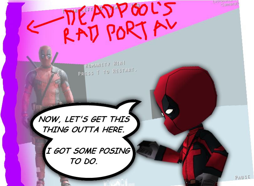 Deadpool Clipart (919x593), Png Download