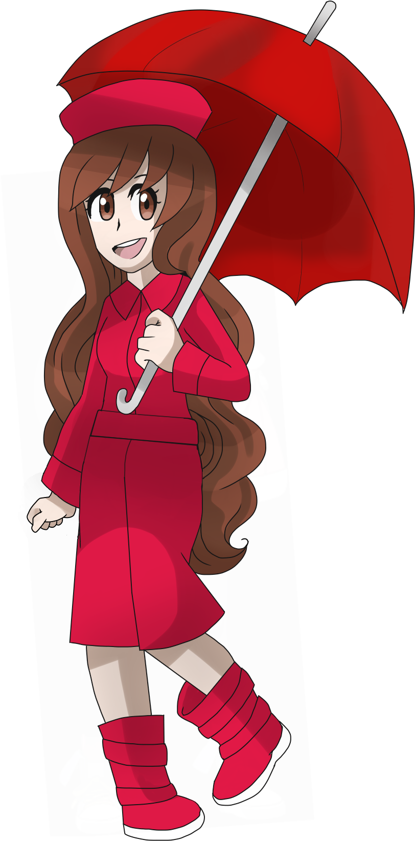 Emma Bradbury By Sanoverel - Cartoon Clipart (848x1673), Png Download