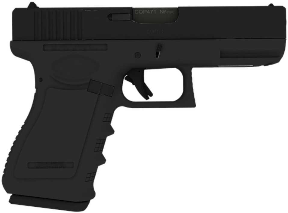 #glock #militar #gun #arma #bolsonaro #csgo #pubg #freefire - Glock 45 Gen 5 Clipart (1024x1024), Png Download