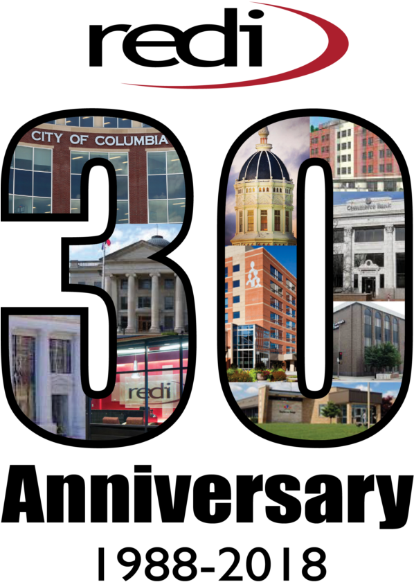 Redi 30th Anniversary 1988-2018 - Redi Clipart (598x1024), Png Download