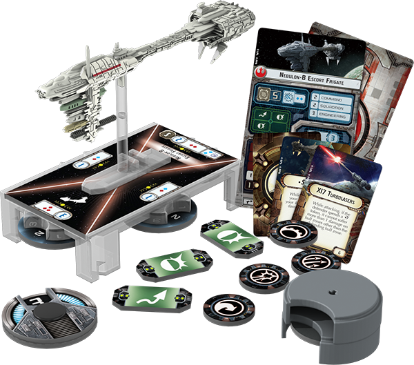 Star Wars Armada - Star Wars Armada Nebulon B Frigate Expansion Pack Clipart (600x529), Png Download