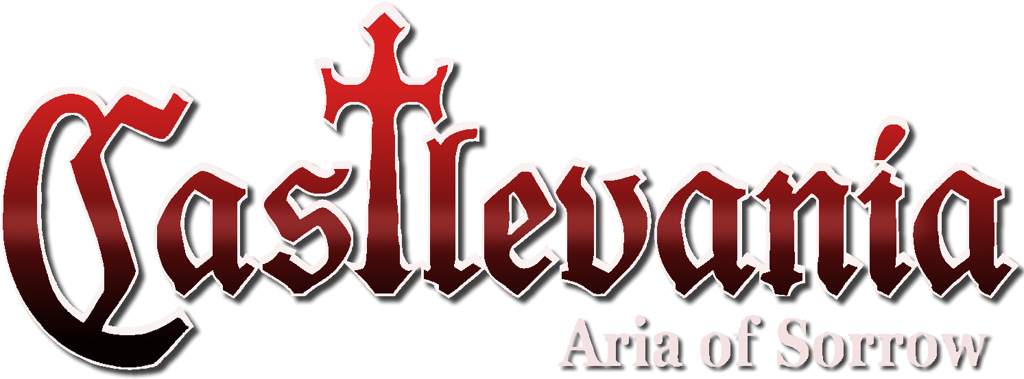 Aria Of Sorrow - Castlevania Aria Of Sorrow Logo Clipart (1200x480), Png Download