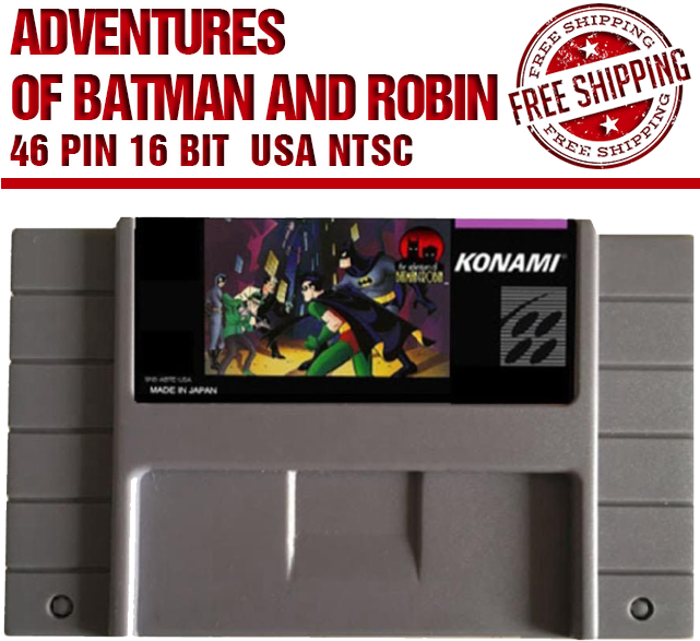 Details About Adventures Of Batman And Robin Snes Nintendo - Gadget Clipart (640x640), Png Download