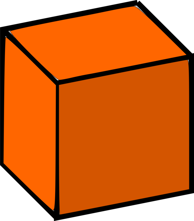 3d Tetris Jigsaw Puzzles Video Game Three-dimensional - Orange Cube Clipart - Png Download (657x750), Png Download