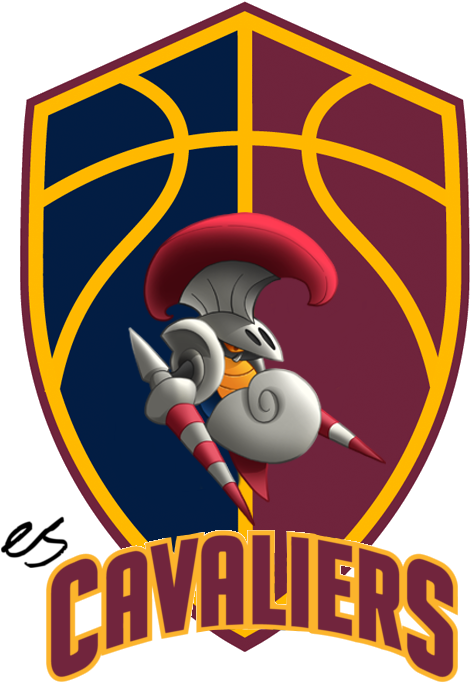 Escavaliers - Cleveland Cavaliers Logo 2017 Clipart (497x719), Png Download