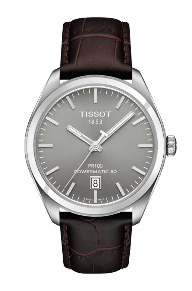 Tissot T Classic Pr 100 Powermatic 80 Clipart (616x932), Png Download