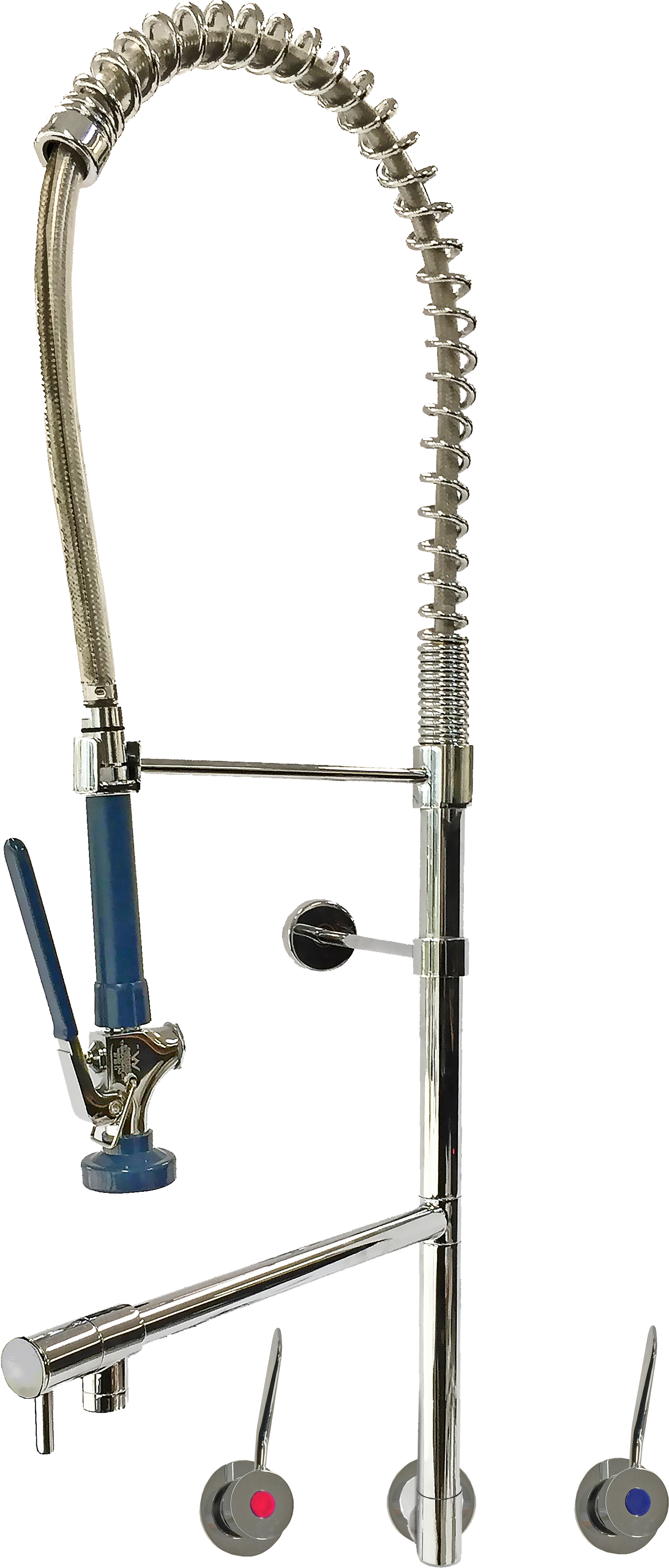 Wall Mount Pre Rinse Concealed Breech - Weapon Clipart (2158x3540), Png Download