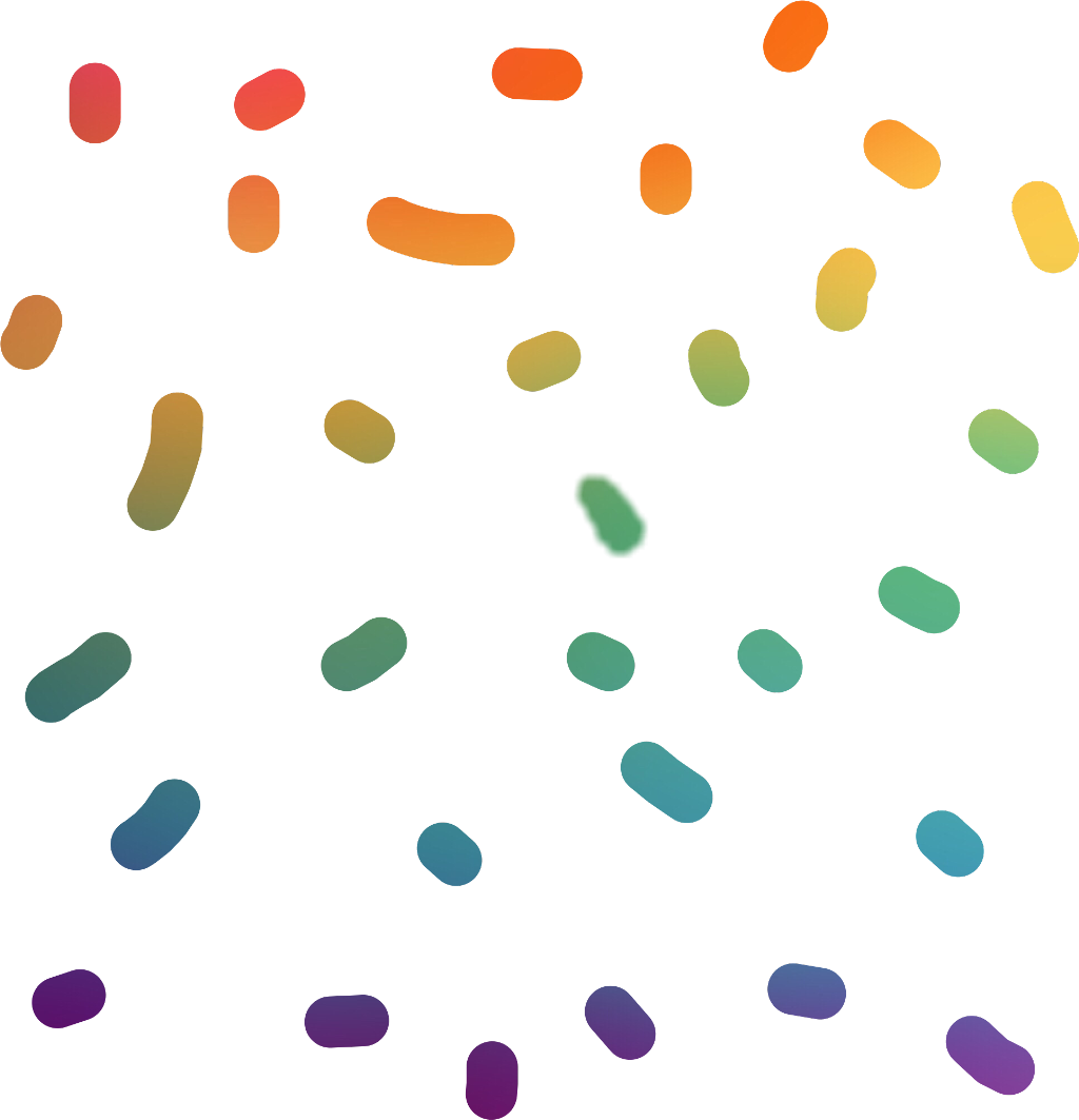 #rainbow #confetti #party #cool #like #edit #sticker - Polka Dot Clipart (1024x1063), Png Download