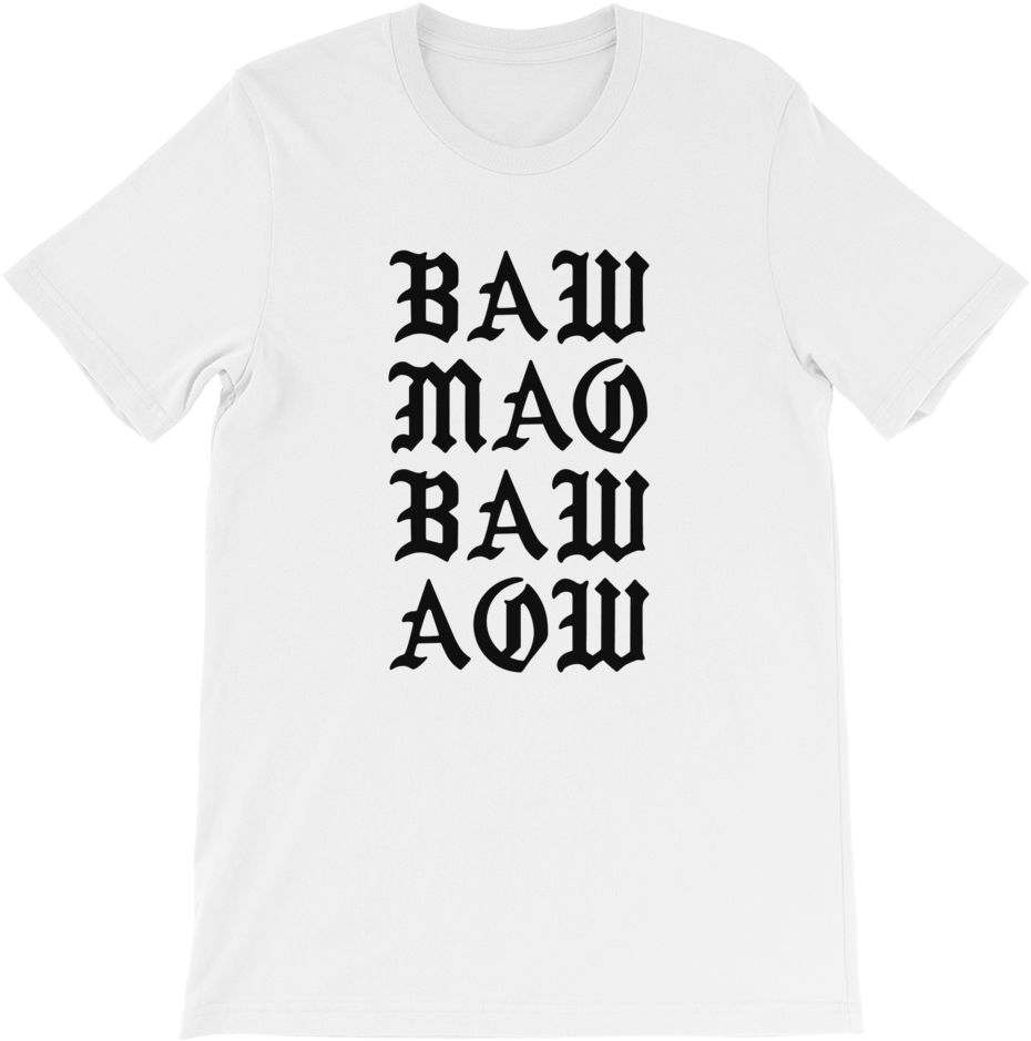 Baw Mao Baw Aow T-shirt - Active Shirt Clipart (1000x1000), Png Download